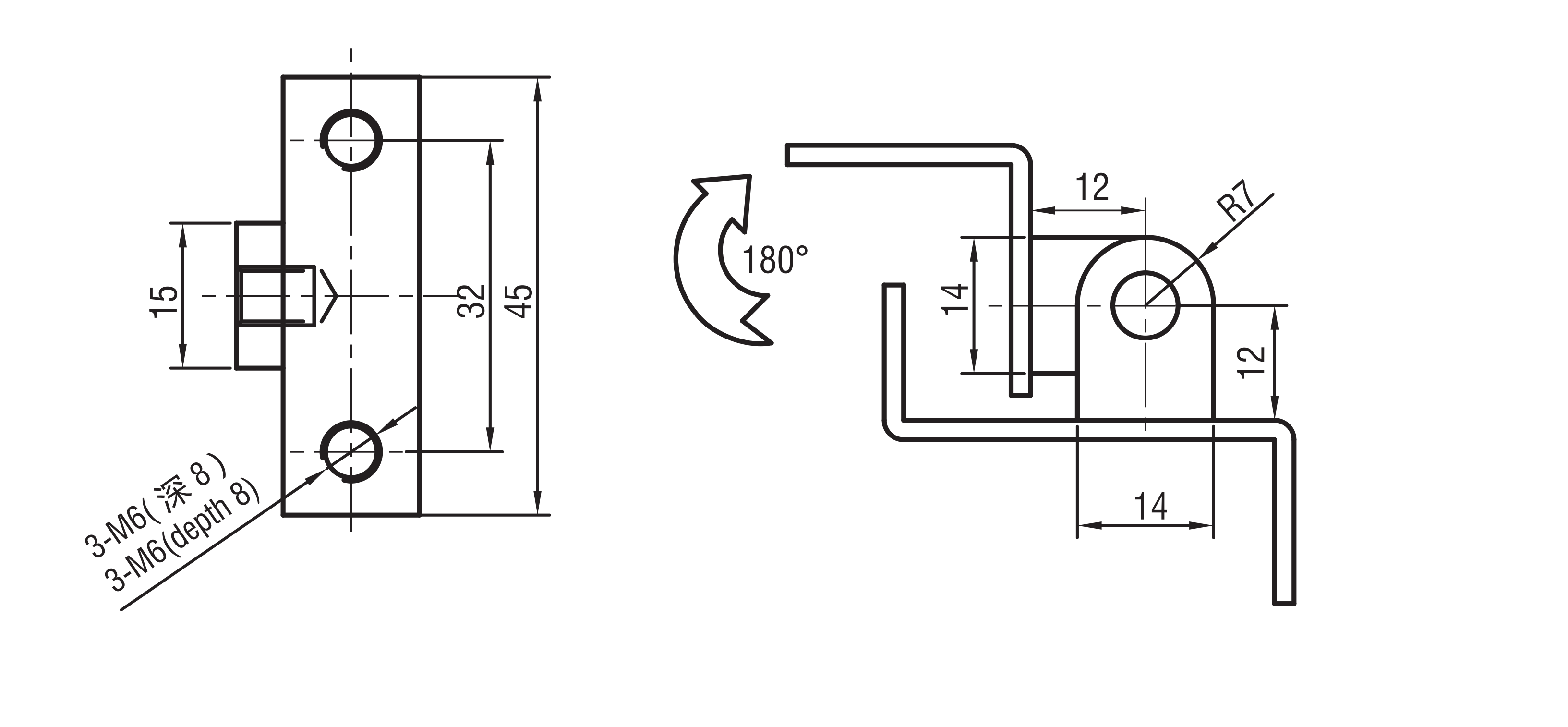 External Hinge 2316 Series