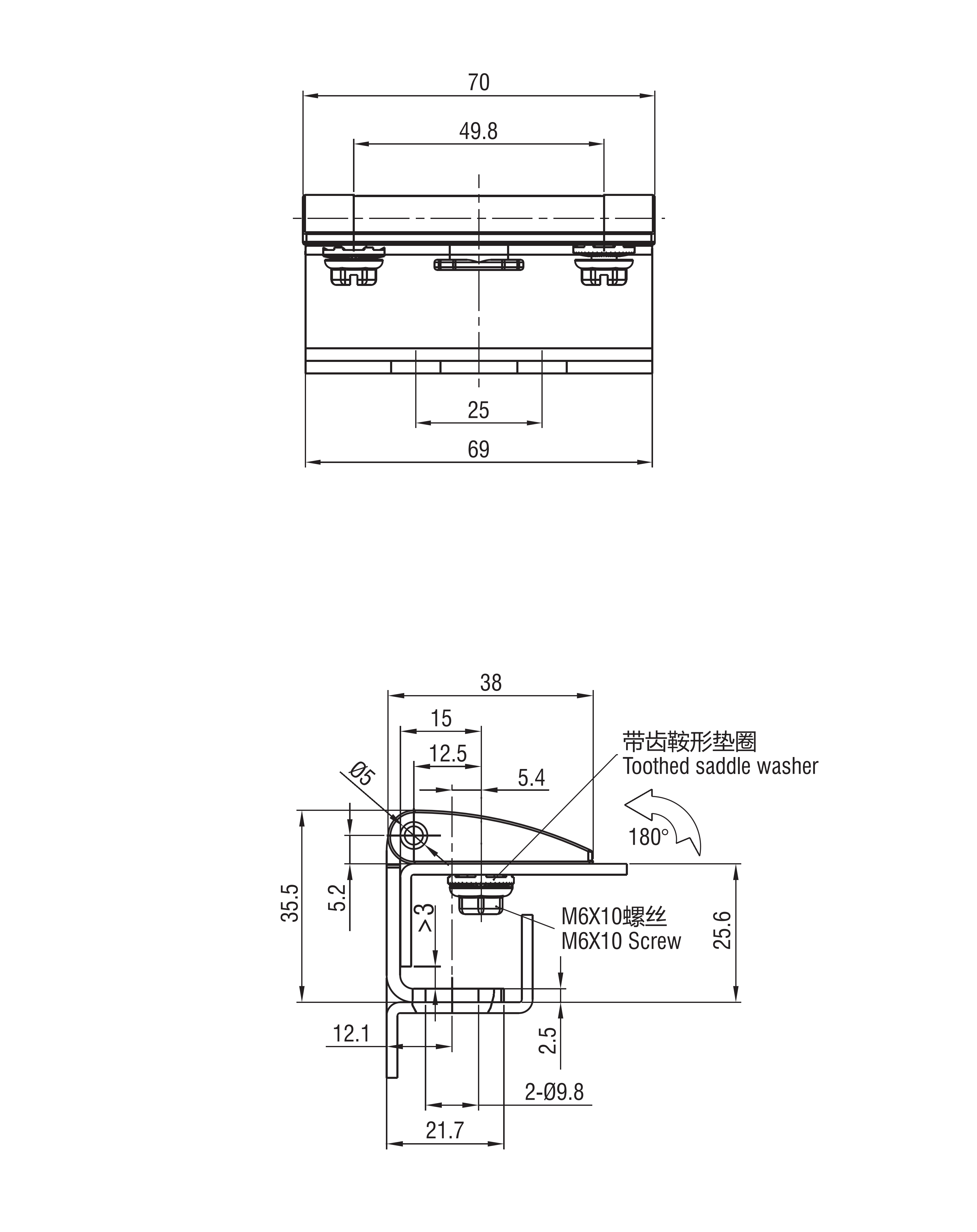 External Hinge 2328 Series