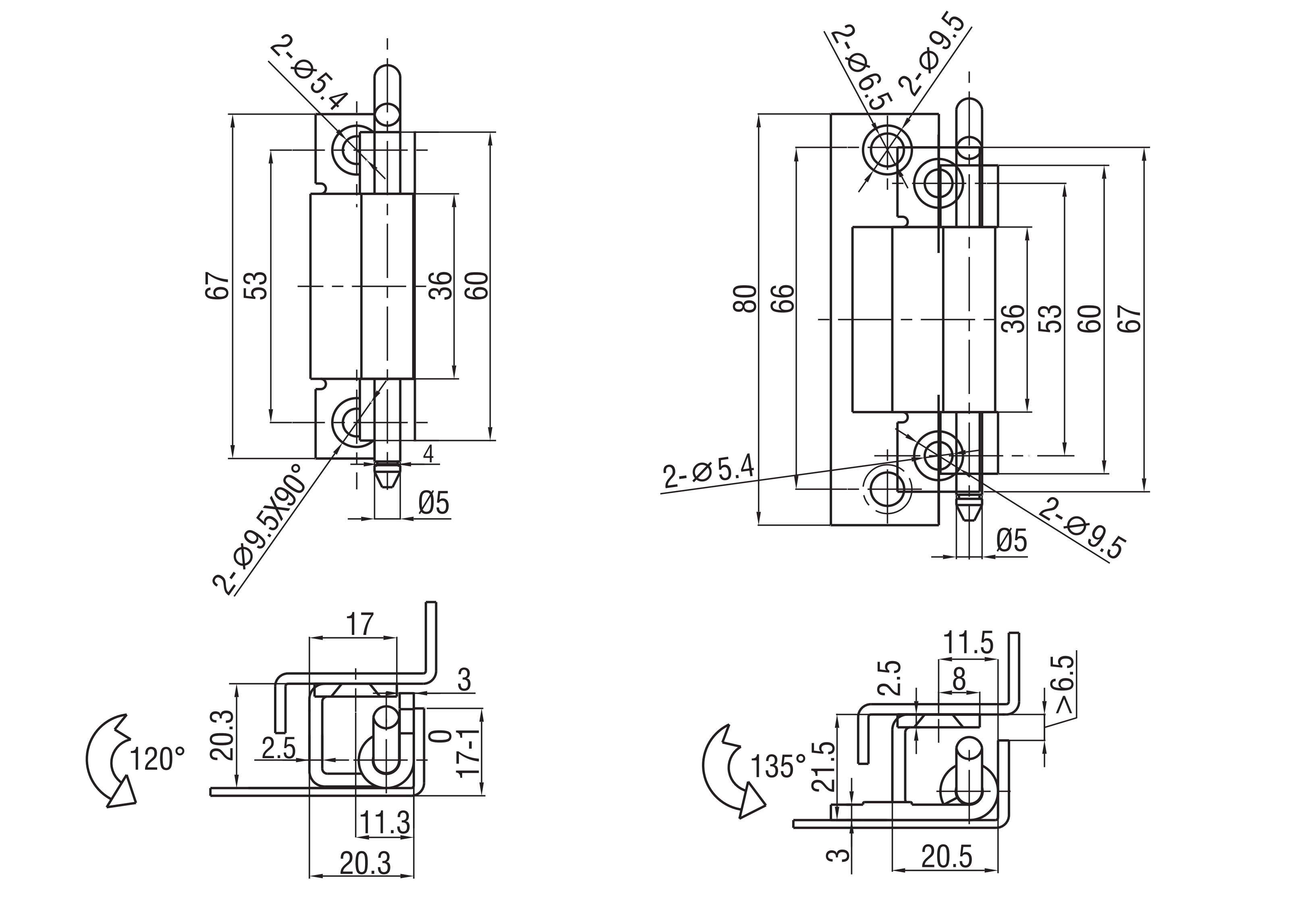 Concealed Hinge 2407-01X Series