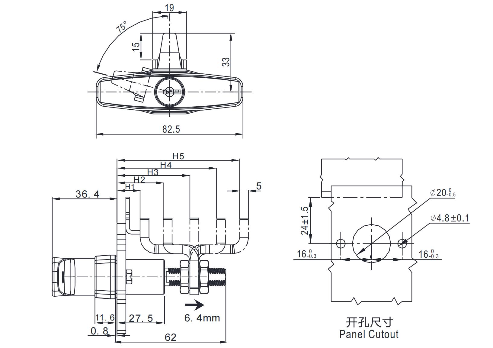 Compression Latch 1409 Series