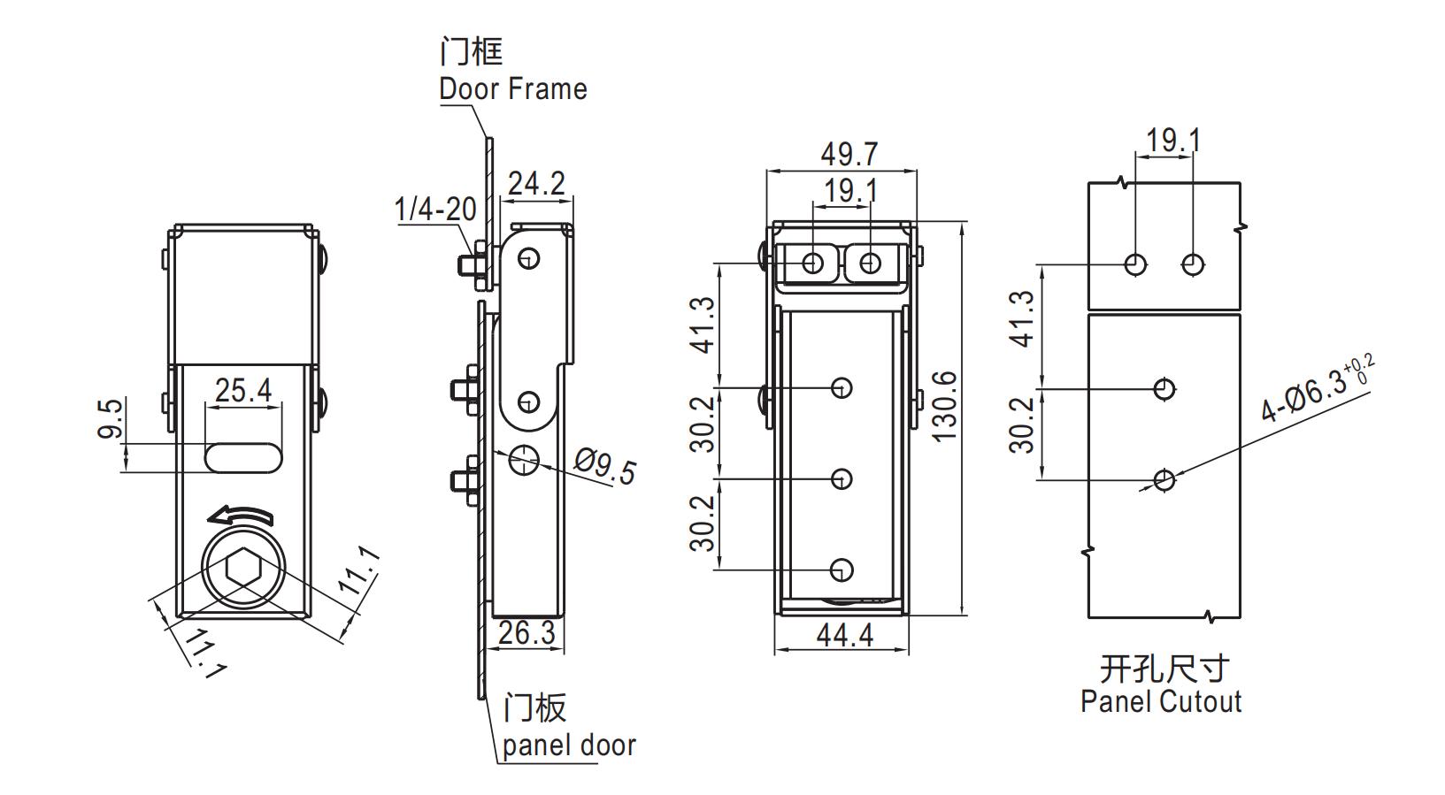 Over-center Draw Latch 1272 Series