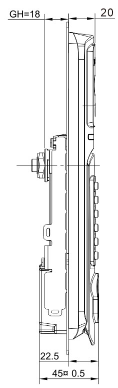 1507 Series Electronic Swinghandle